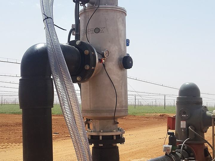 Filternox filter installatie