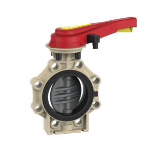 Vannes papillon avec retour d'information